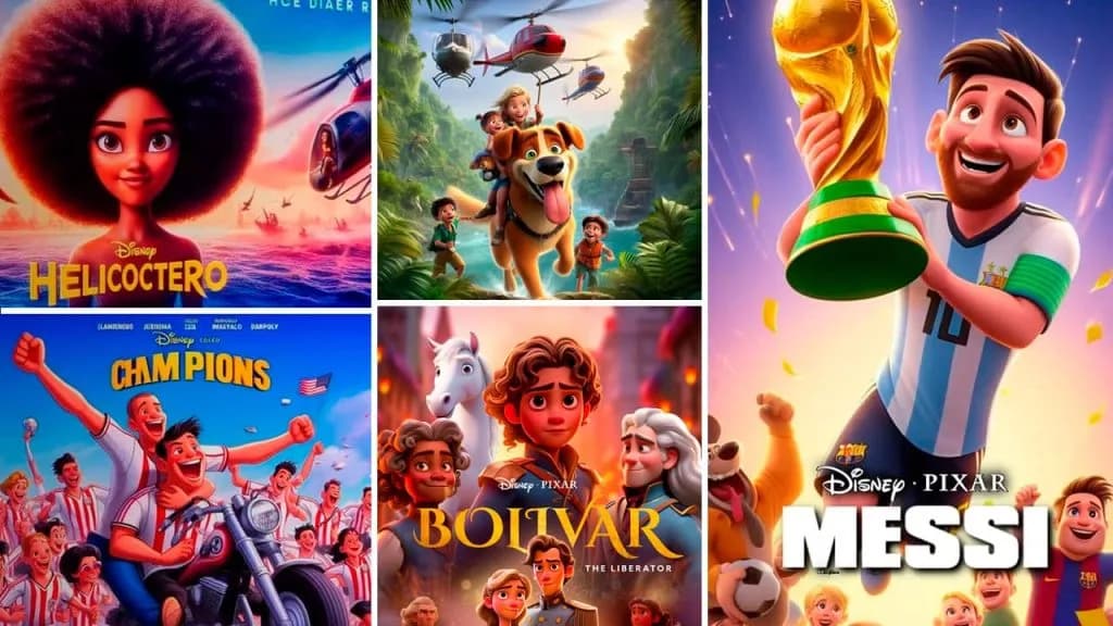 Crear Caricaturas de Personajes y Películas con IA