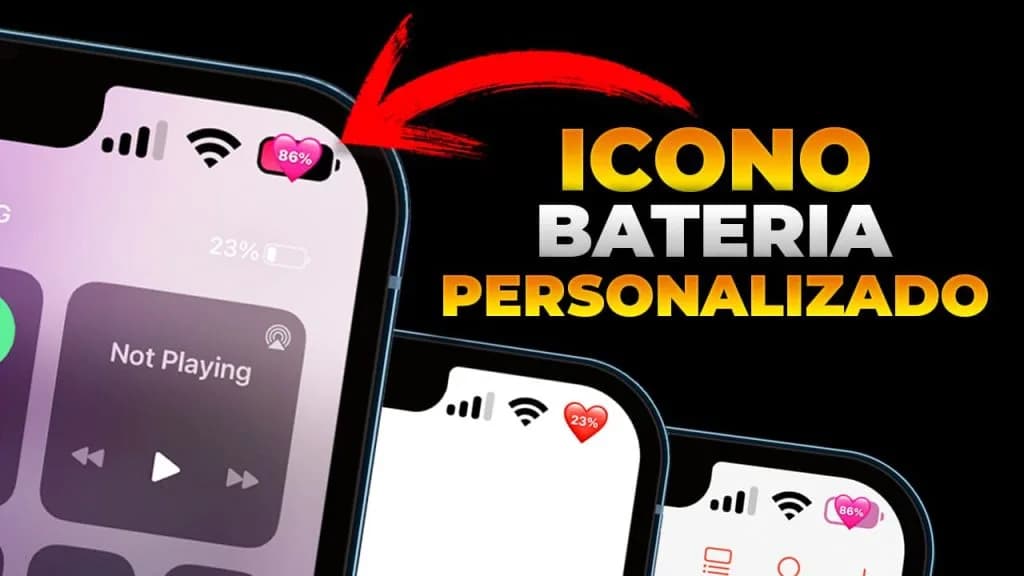 Personaliza el icono de tu Batería con Emojis