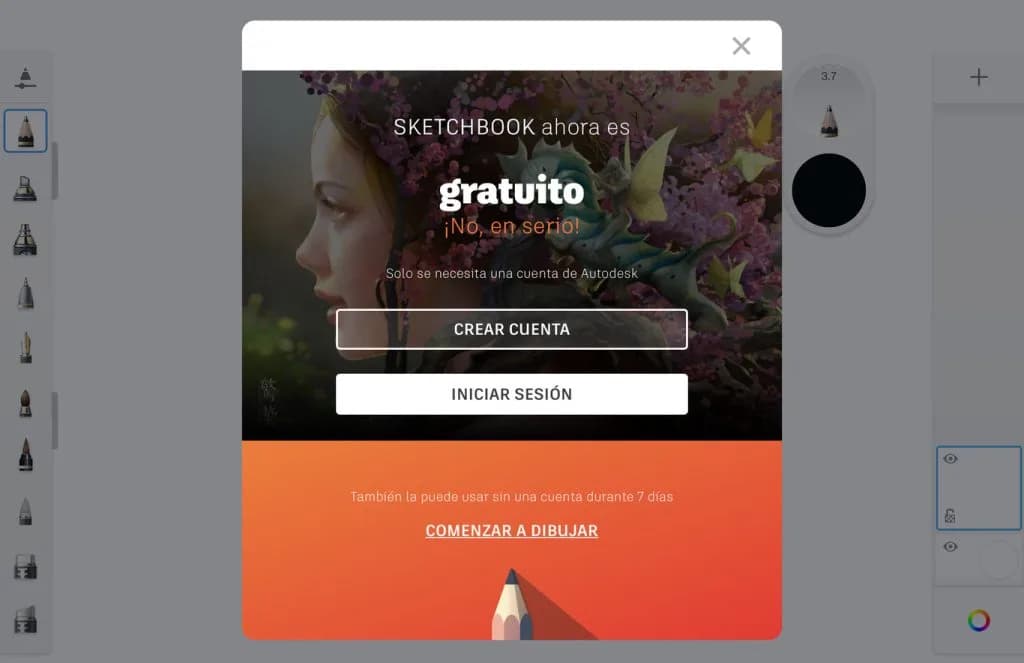 SketchBook: Si quieres dibujar esta es tu app