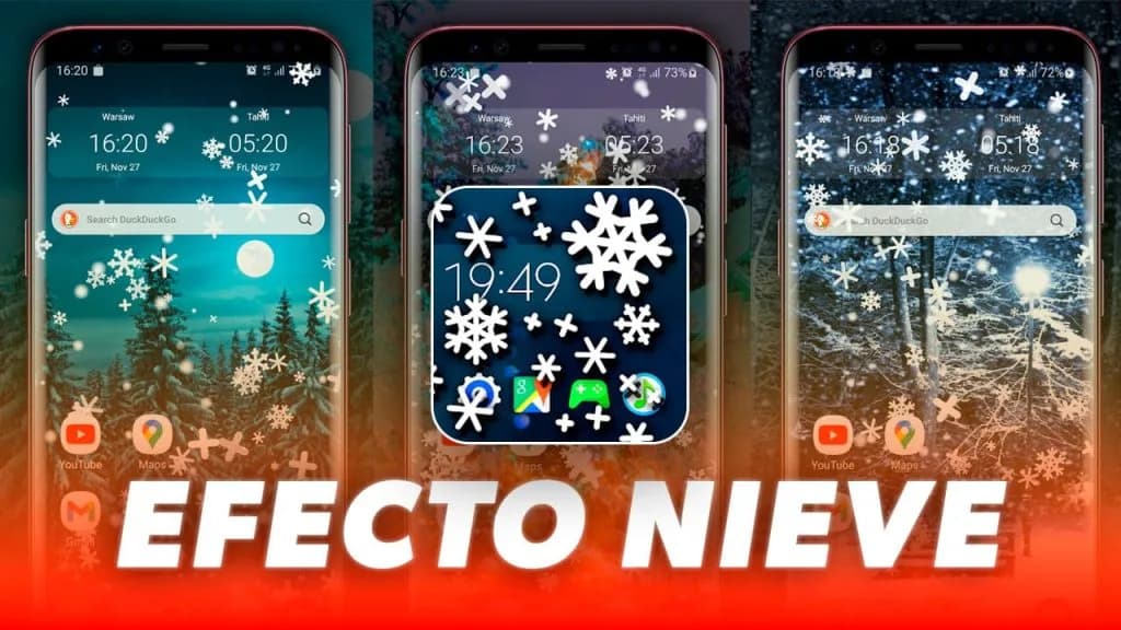 Efecto Nieve – Copos de Nieve