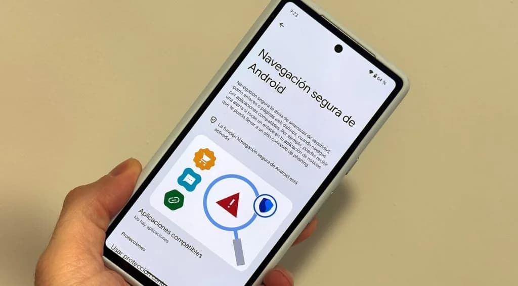 Protección contra el phishing en Android 15