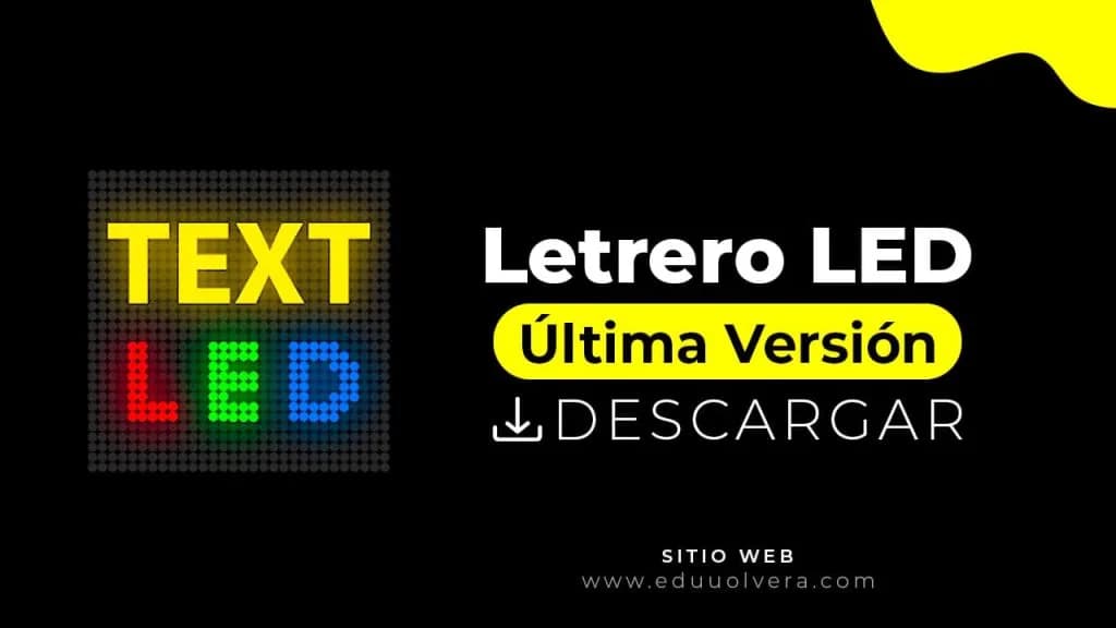 Letrero LED